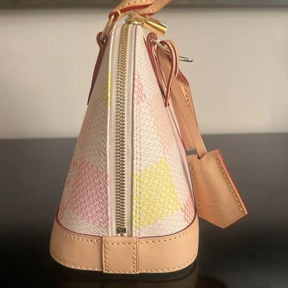 SALE! Louis Vuitton Damierlicious Giant Alma BB in Pastel colors - Picture 11 of 16